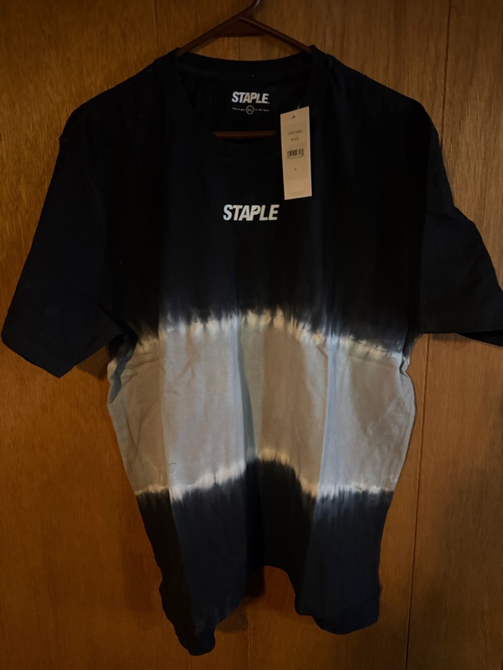 Staple Black and Gray Dip-Dye Logo Tee